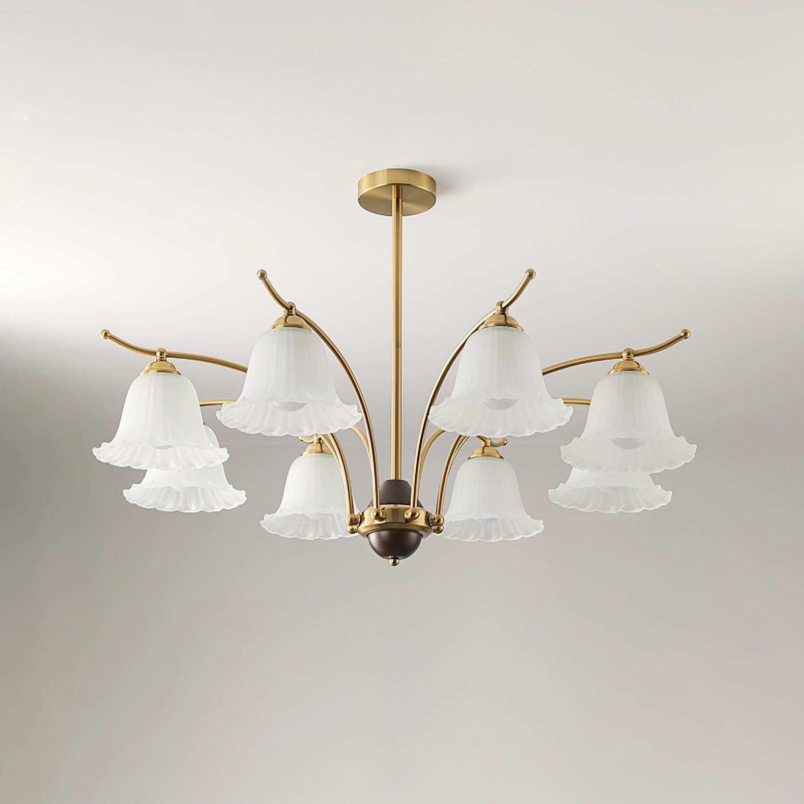 Flora Brass Chandelier