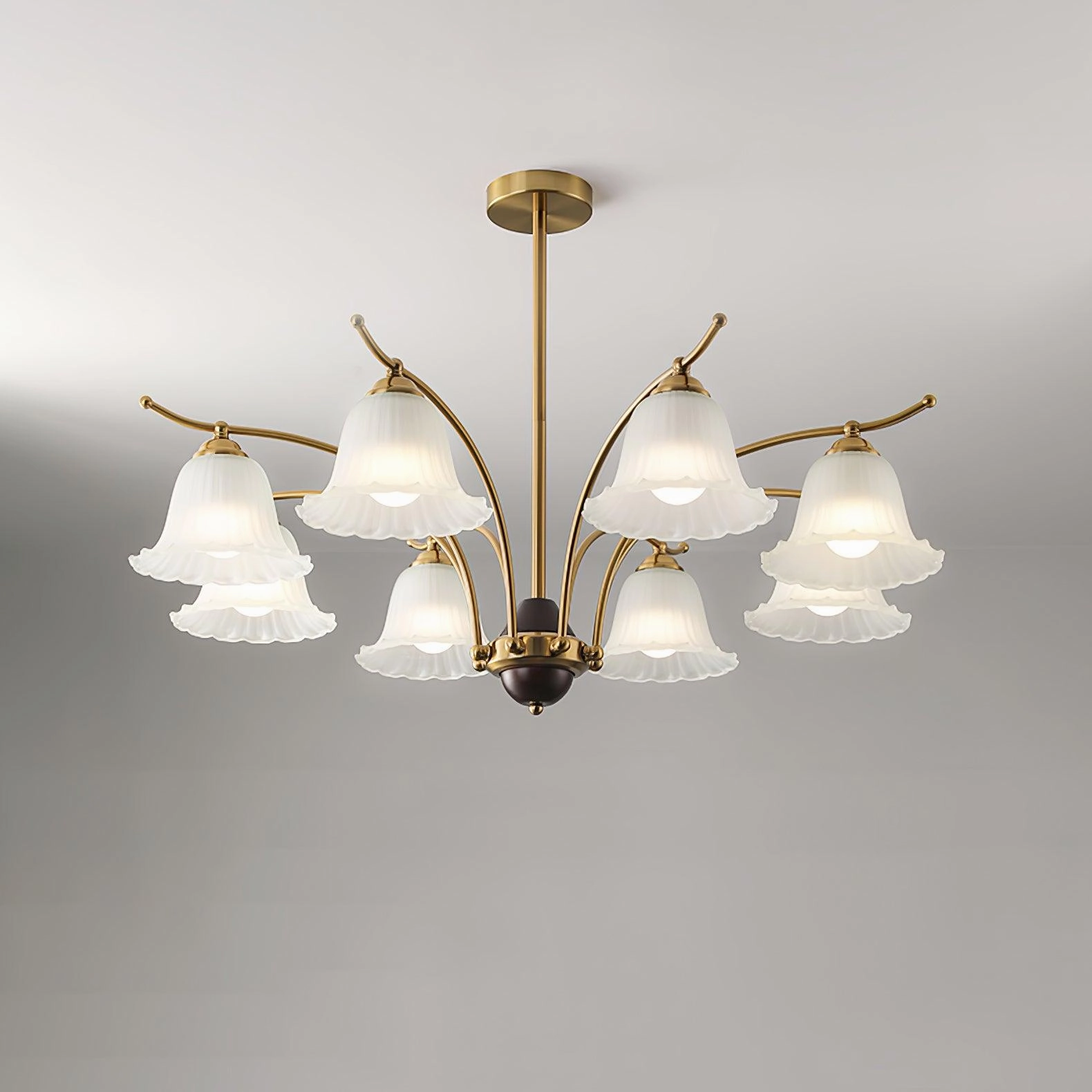 Flora Brass Chandelier