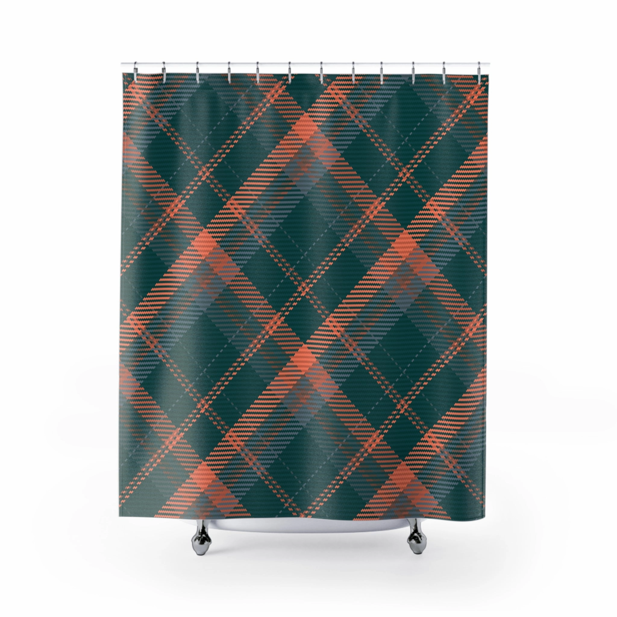 Floral Abstract Shower Curtain | Lavender White Grey Bath Curtain Lighting,Home Lighting