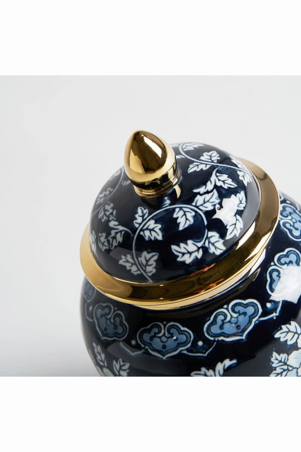 Floral Ceramic Lidded Jar | Vical Home Zuri