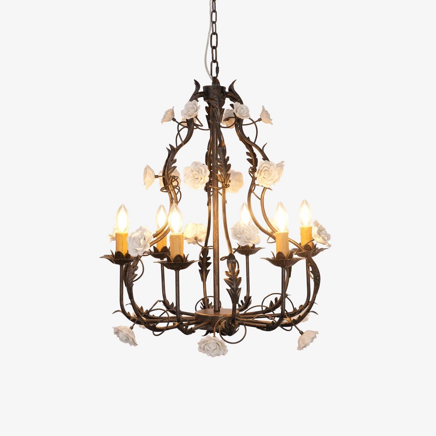 Florentine Rose Garden Chandelier chandelier,ceiling light,decorative lighting