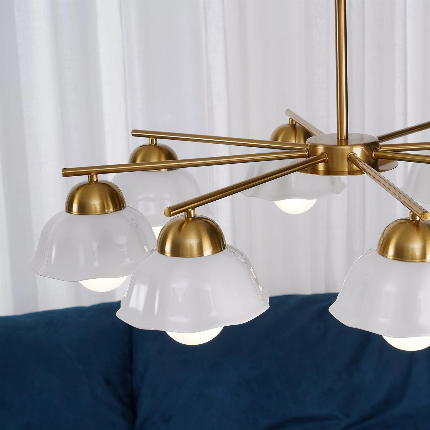 Flower Shade Chandelier