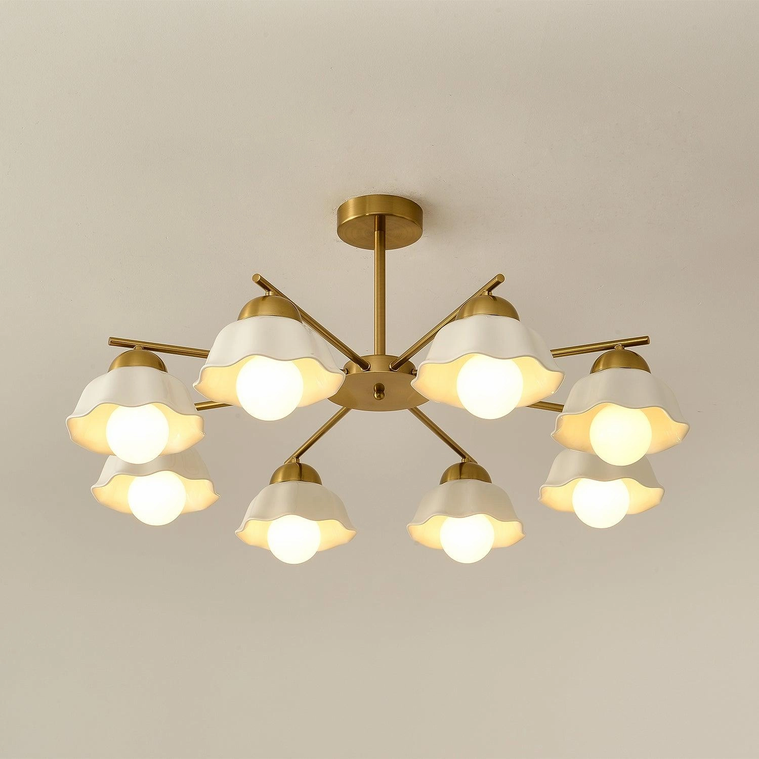 Flower Shade Chandelier