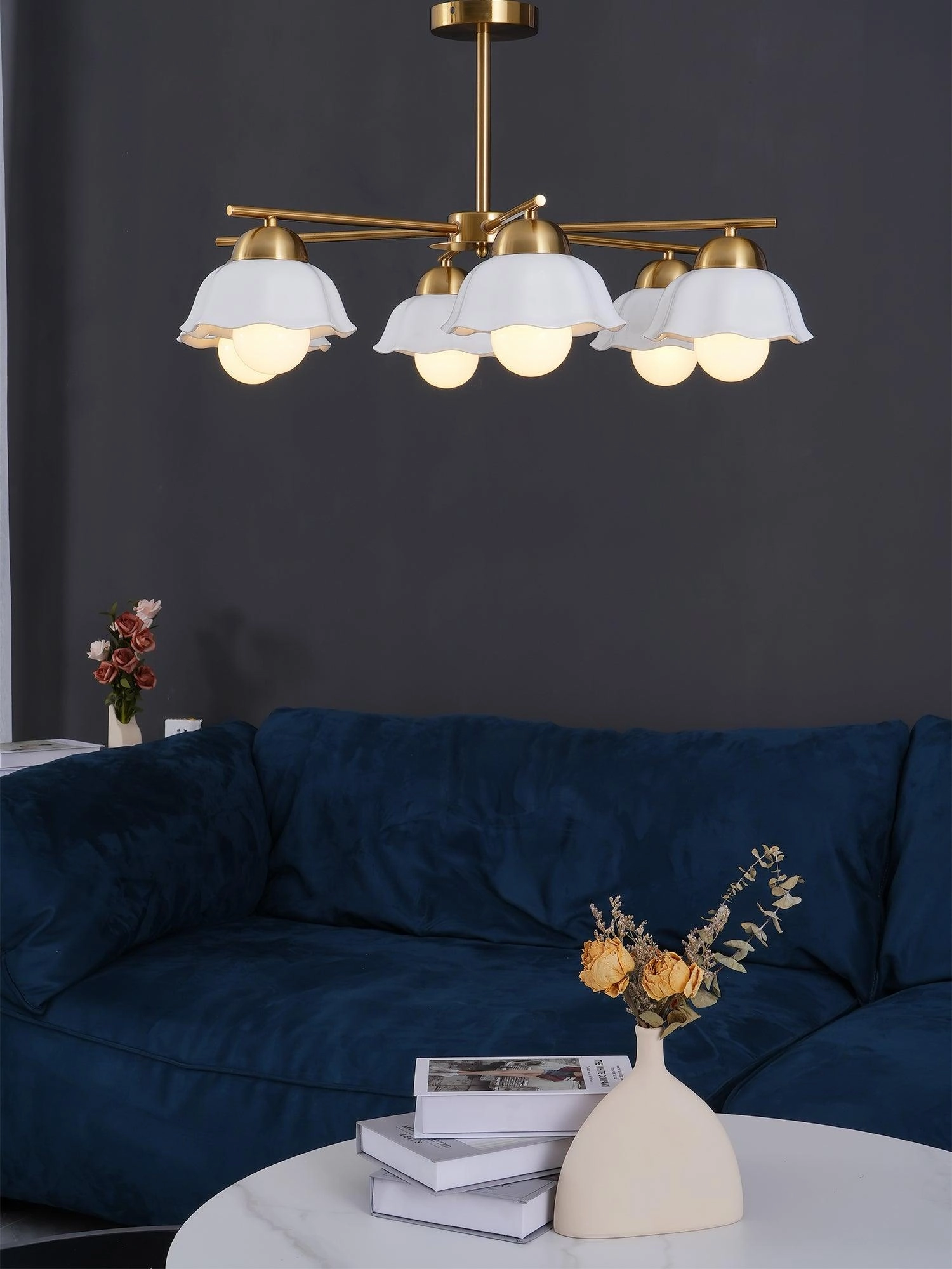 Flower Shade Chandelier