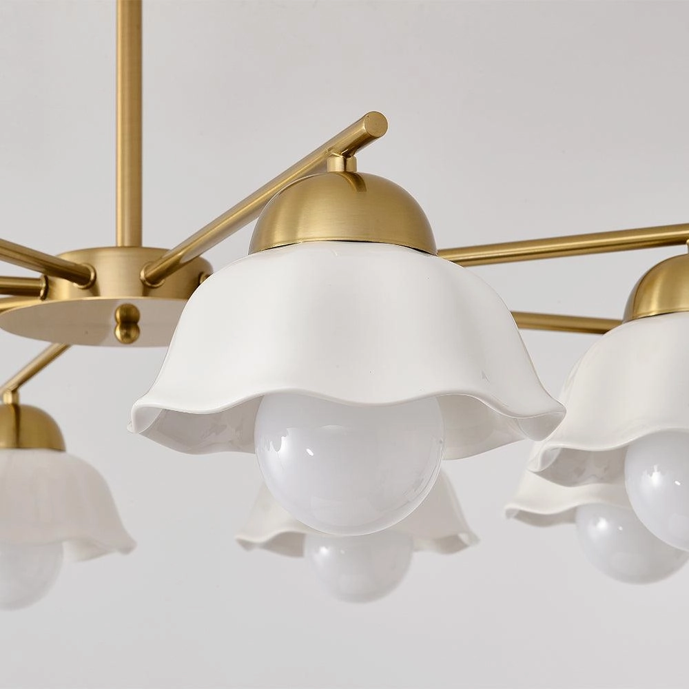 Flower Shade Chandelier