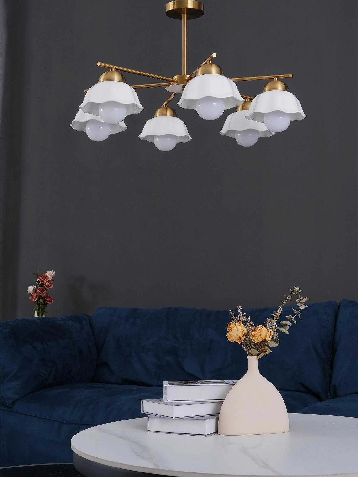 Flower Shade Chandelier