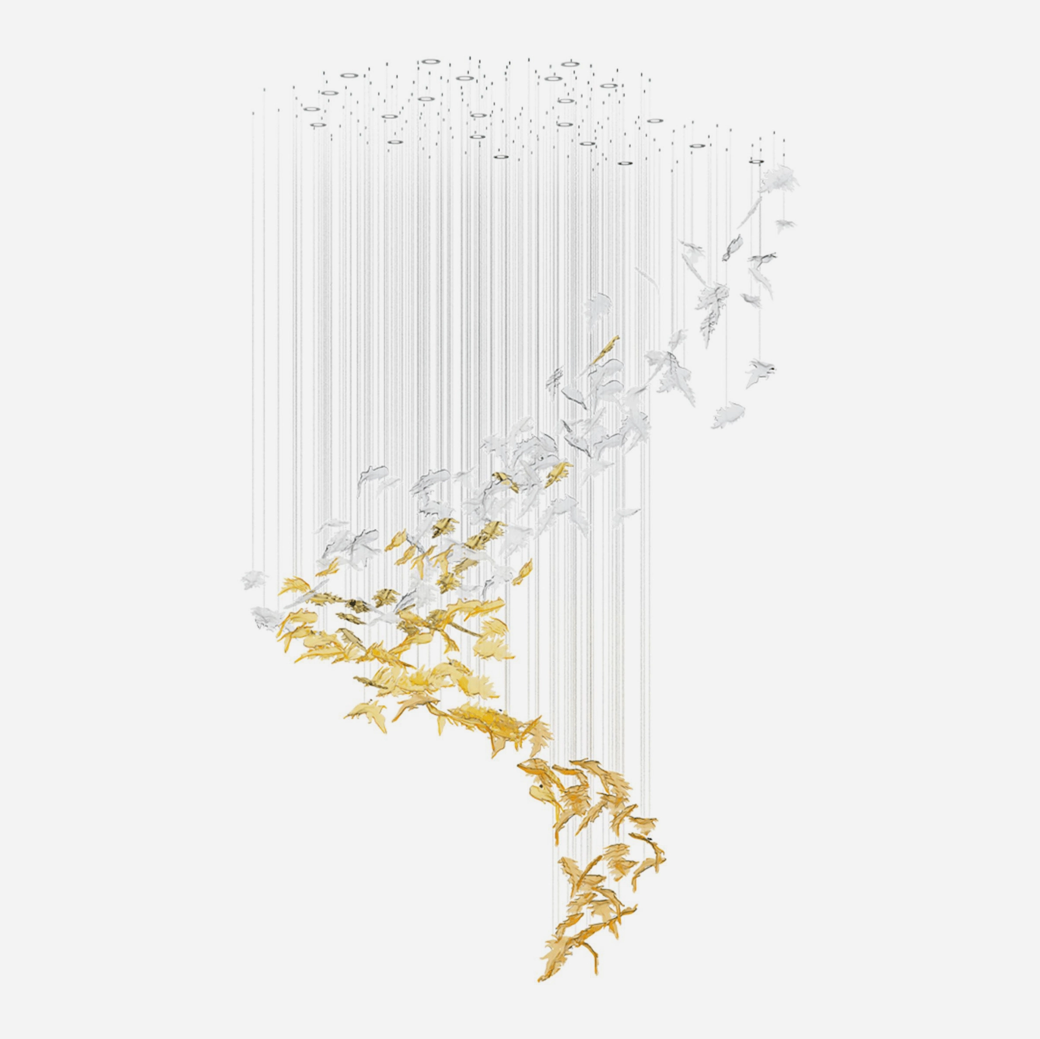 Flying Leaves Chandelier chandelier,ceiling light,decorative lighting