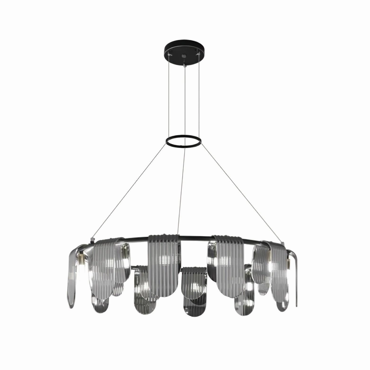 Folioles Brass Chandelier