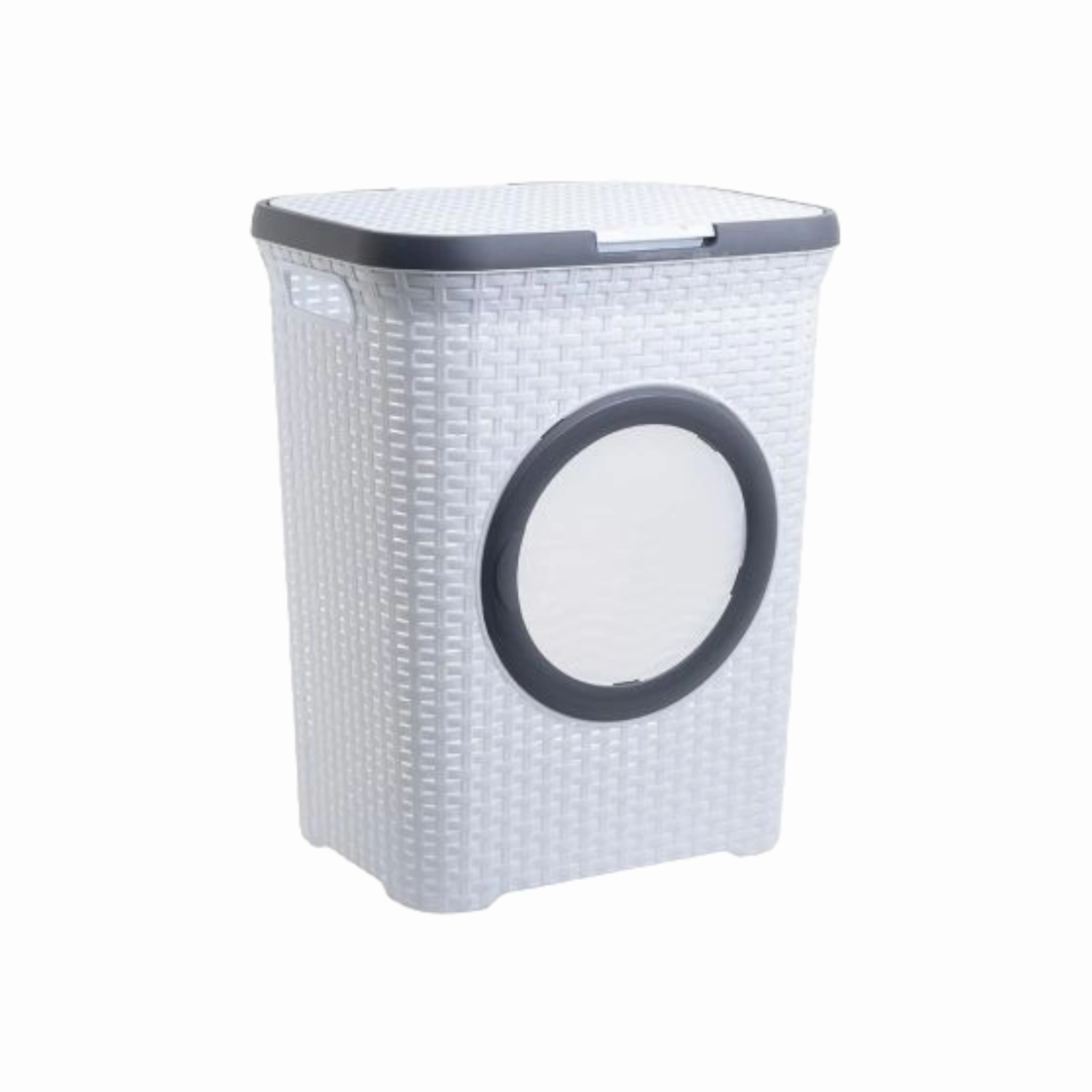Foly Life Laundry Basket Modern Rattan 65L TM-1038 Titiz fabric hamper,portable laundry bin,laundry storage