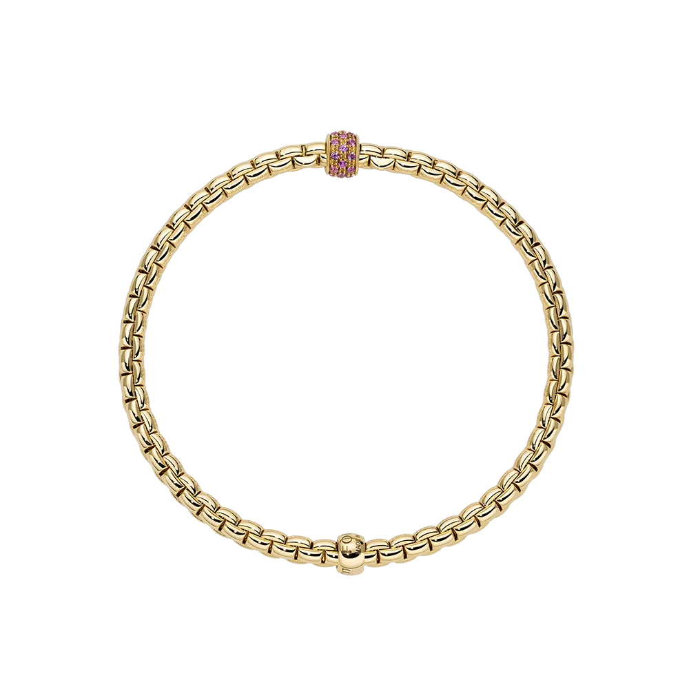 FOPE Eka Flex'it Bracelet with Pink Sapphire Pav
