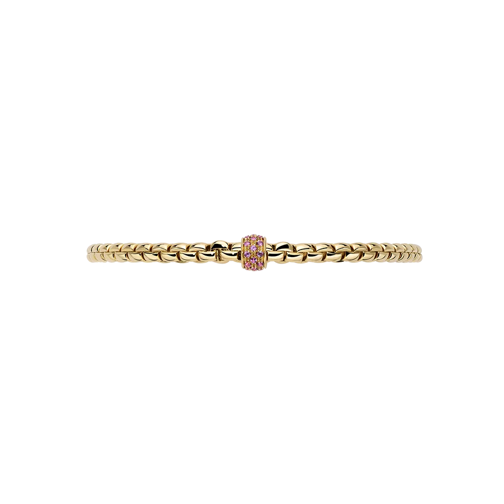 FOPE Eka Flex'it Bracelet with Pink Sapphire Pav
