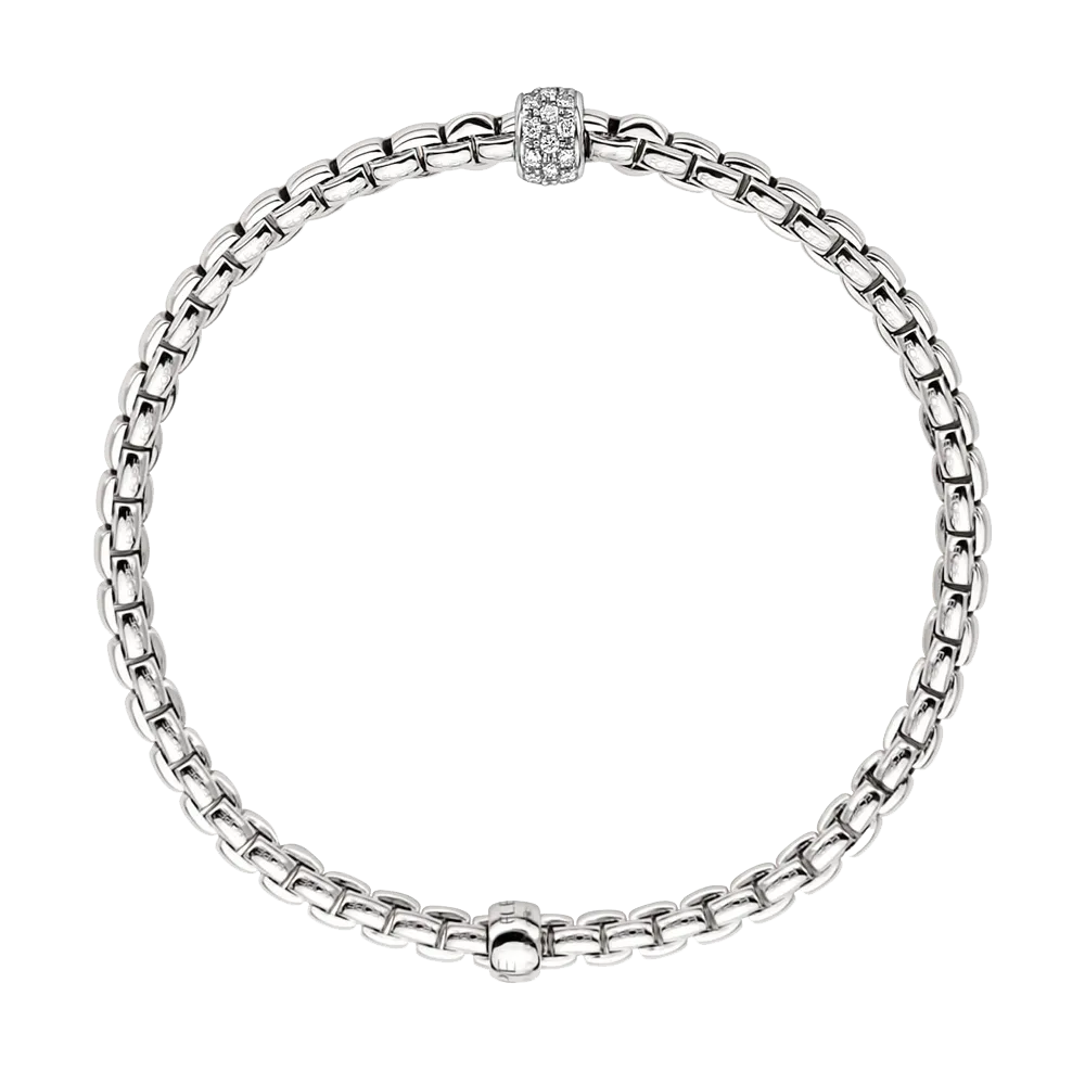 FOPE Eka Tiny Flex'it Bracelet with Diamonds