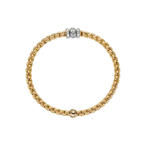 FOPE Flex'It Bracelet with Rhombus-Set Diamonds