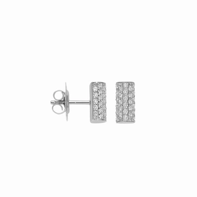 FOPE Aria Stud Earring with Diamond Pav
