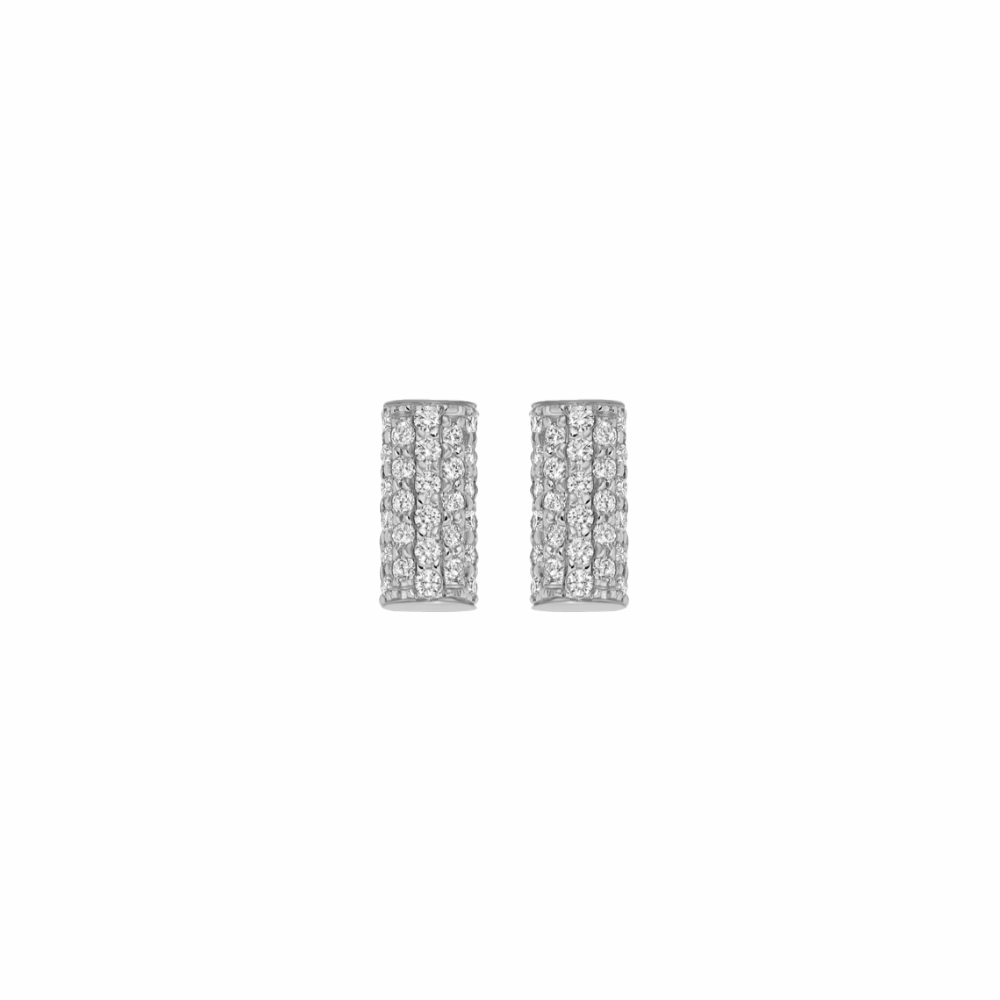 FOPE Aria Stud Earring with Diamond Pav