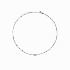 FOPE Eka Necklace with Rhombus-Set Diamonds
