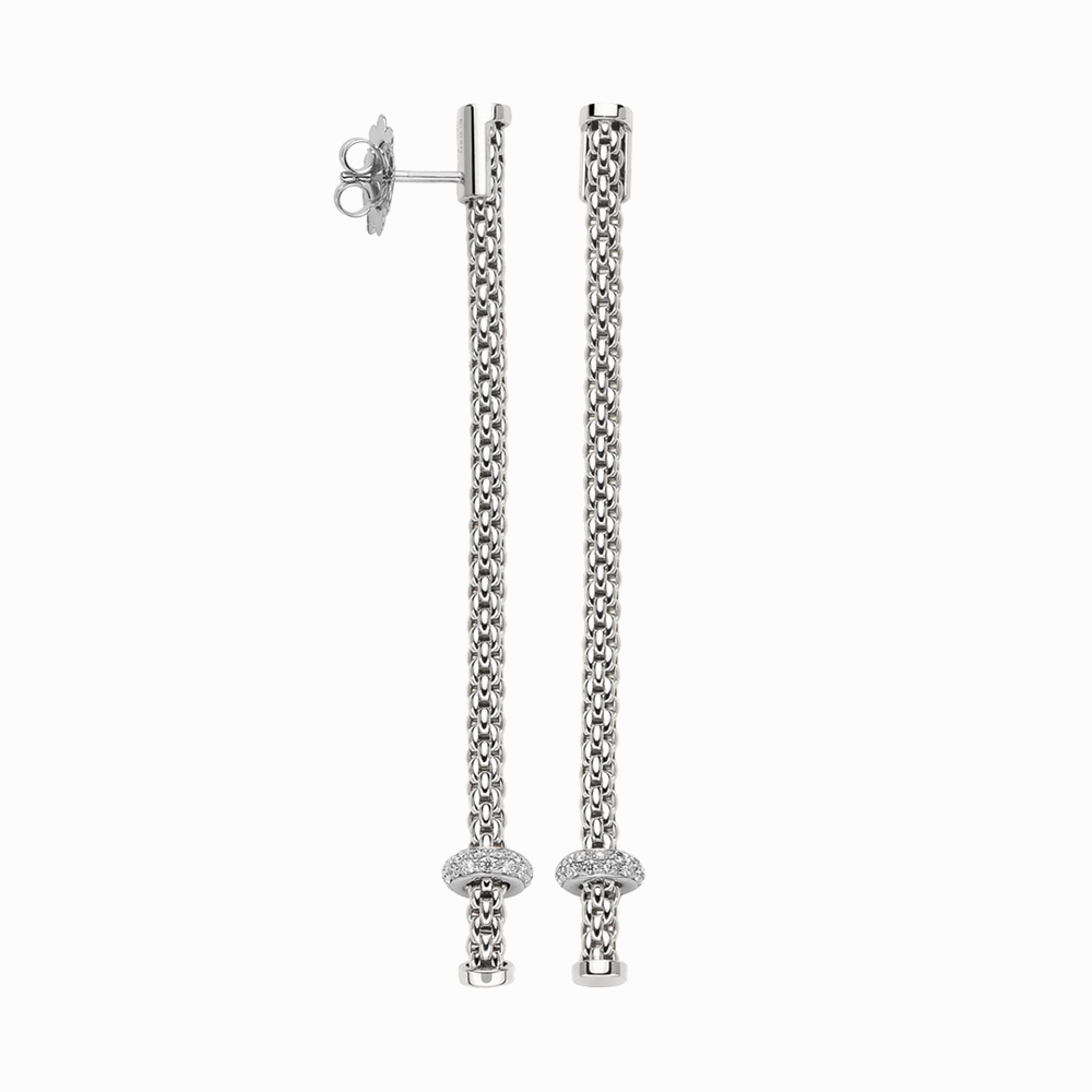FOPE Prima Pendant Earrings with Diamonds