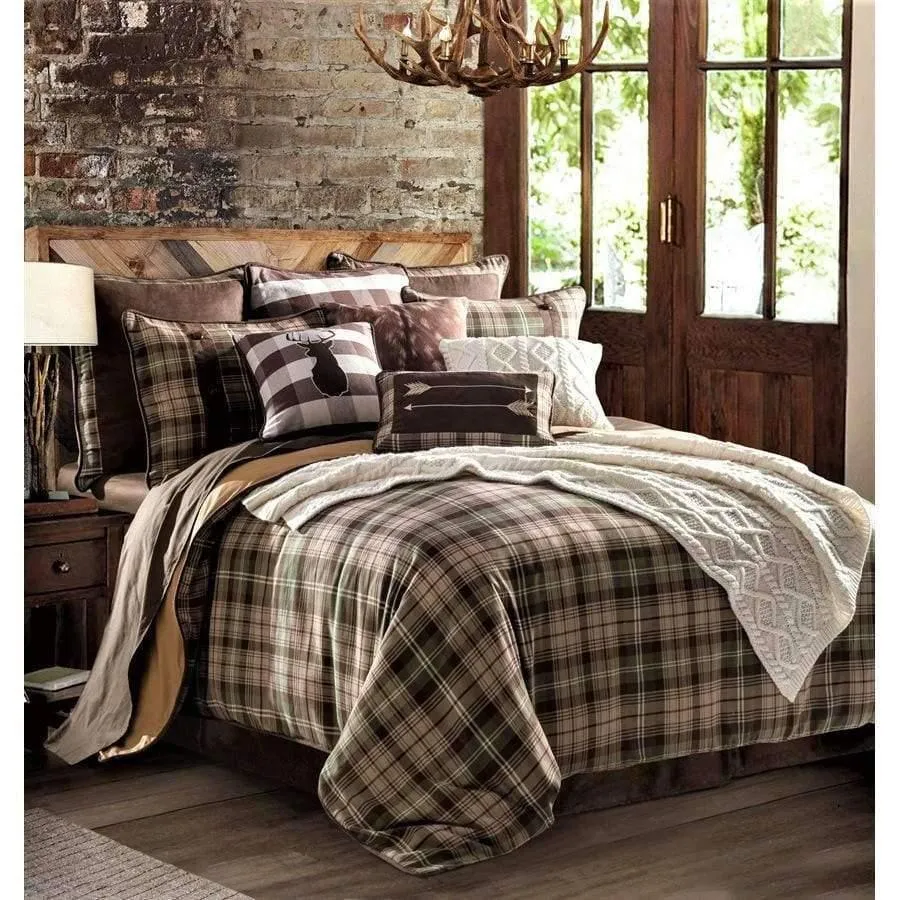 Forest Plaid Bathroom Towel Sets