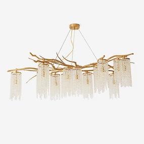 Forest Dawn Brass Chandelier chandelier,ceiling light,decorative lighting