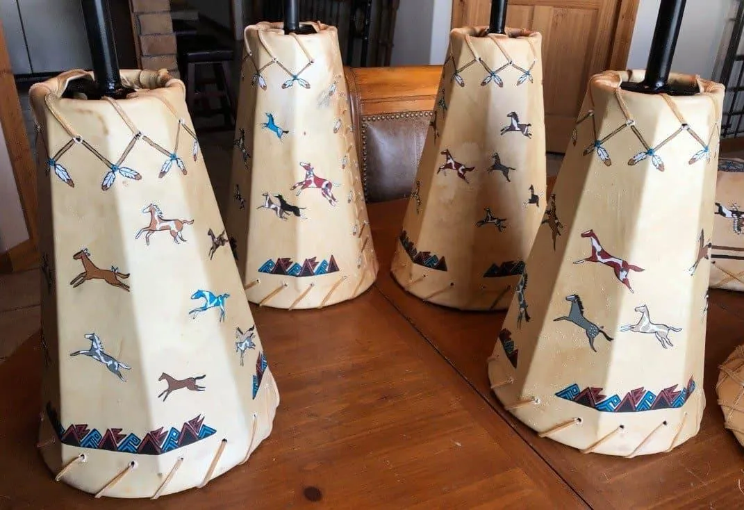 Fort Rock Rawhide Pendant Lights