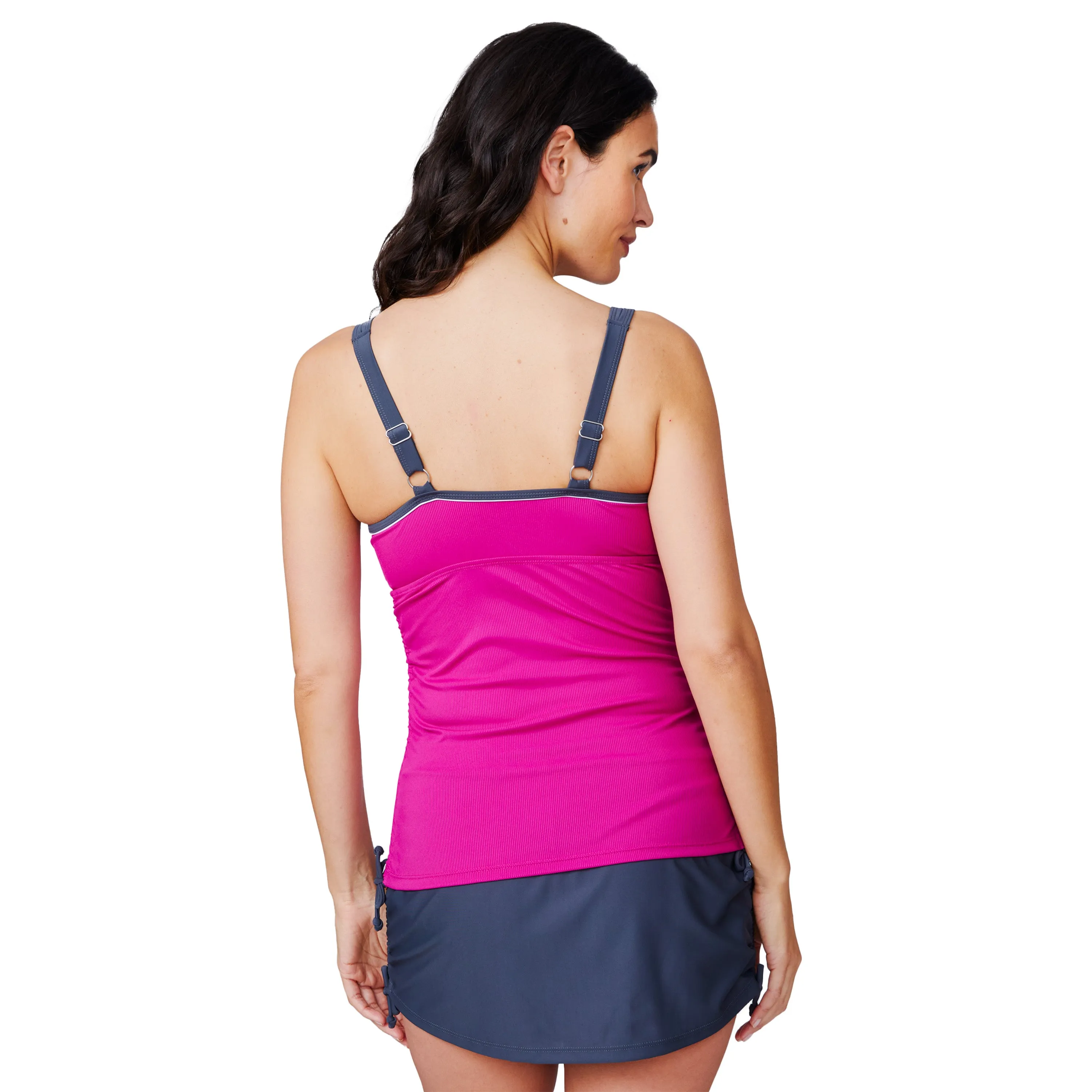 Free Country Women's Double Strap Tankini Top