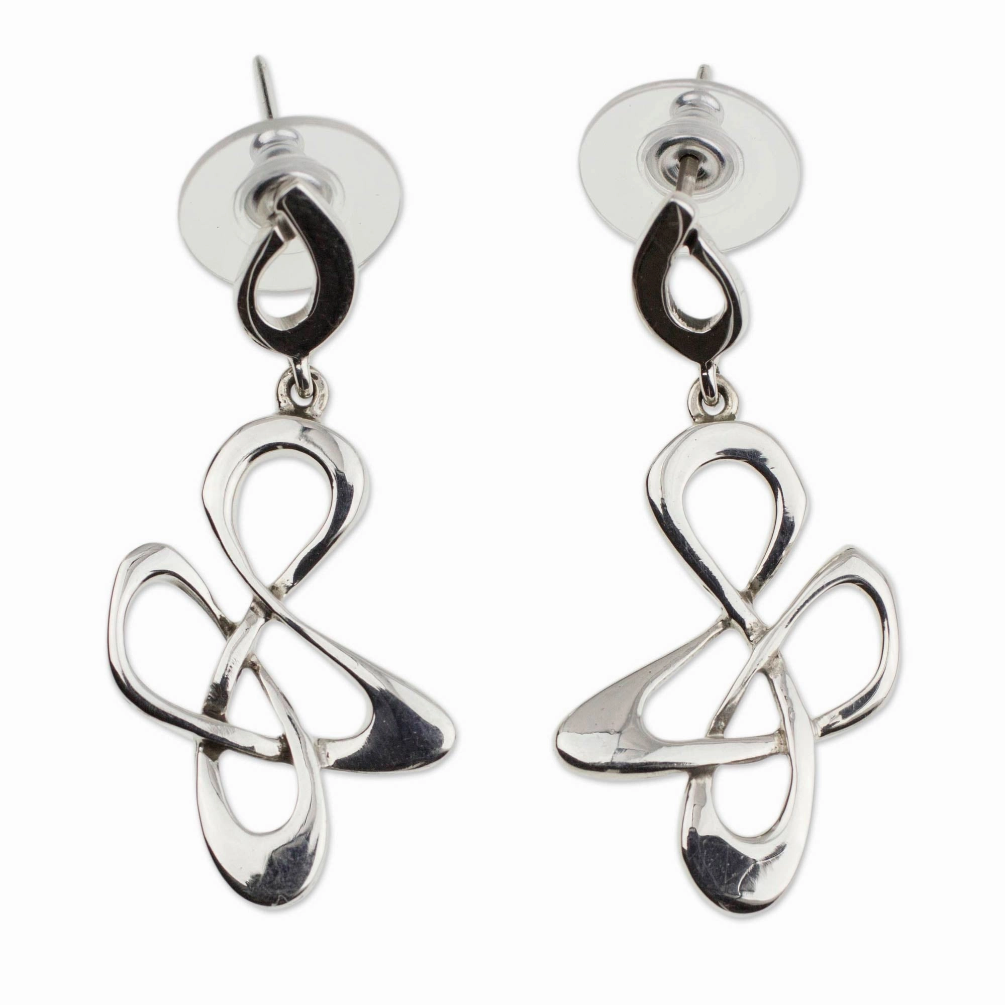 Freedom Song Fair Trade Sterling Silver Modern Earrings