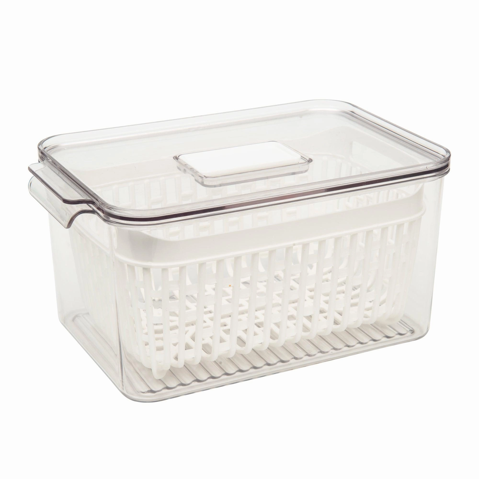 Fridge Storage Container with Basket (Single)