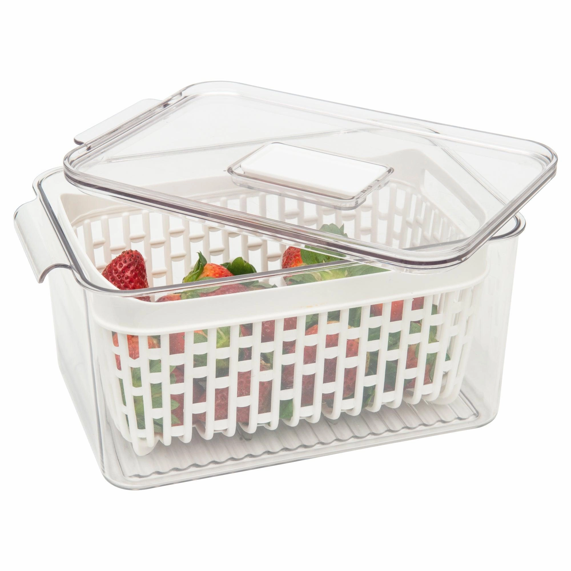 Fridge Storage Container with Basket (Single)
