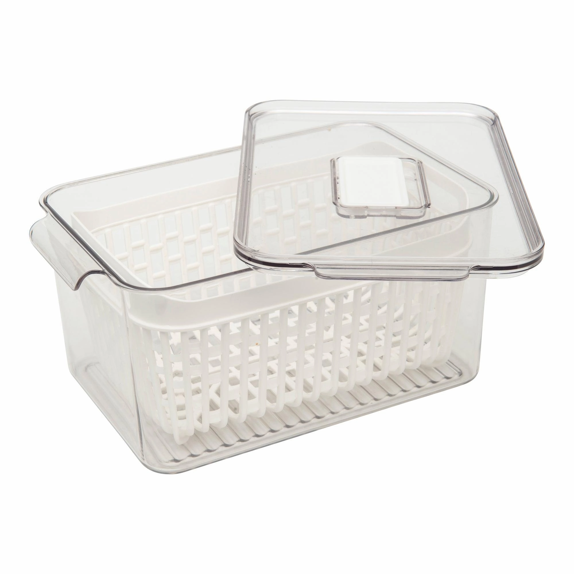 Fridge Storage Container with Basket (Single)