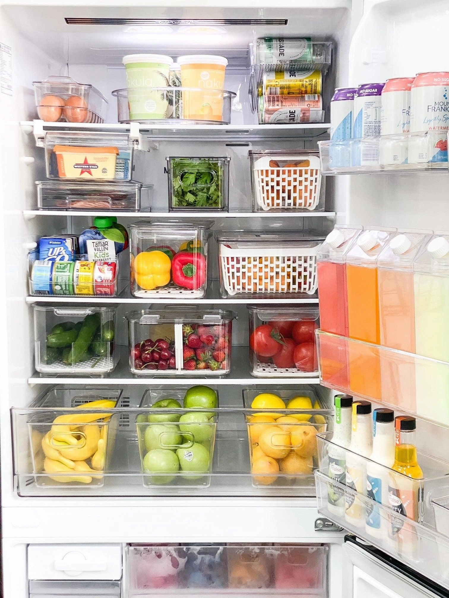 Fridge Storage Container with Basket (Single)