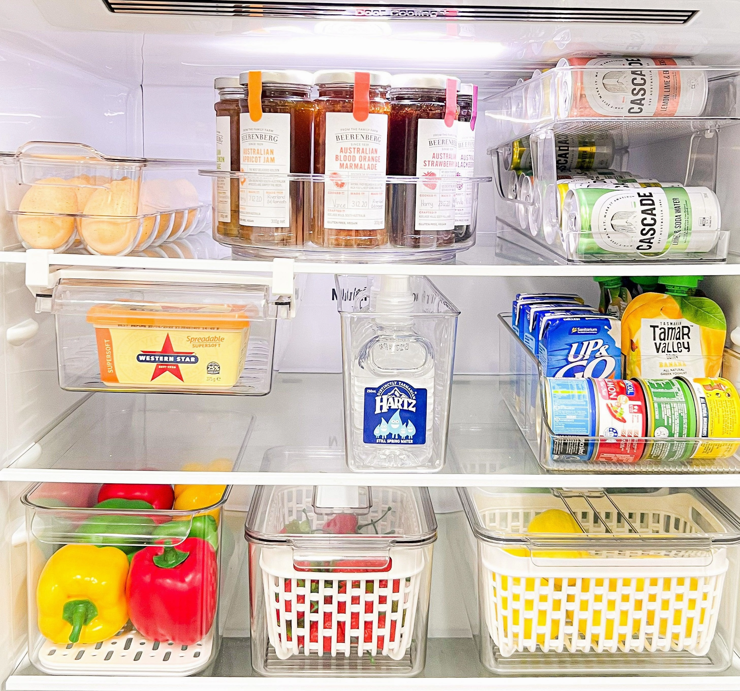 Fridge Storage Container with Basket (Single)
