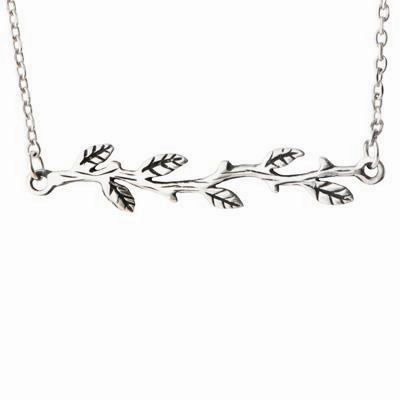 Friends Are Like Branches Pewter Necklace