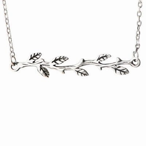 Friends Are Like Branches Pewter Necklace