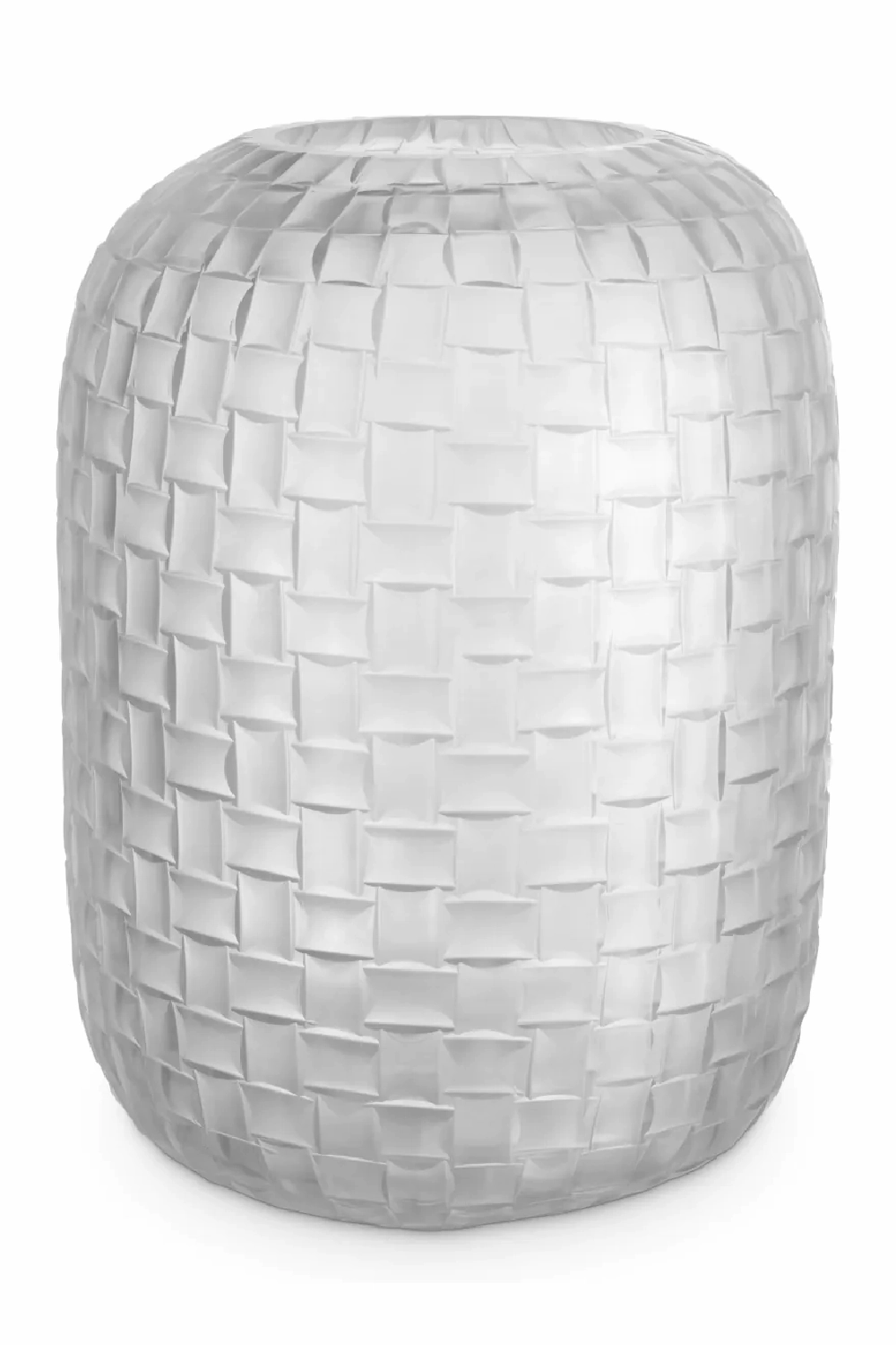 Frosted Hand Blown Glass Vase | Eichholtz Varese