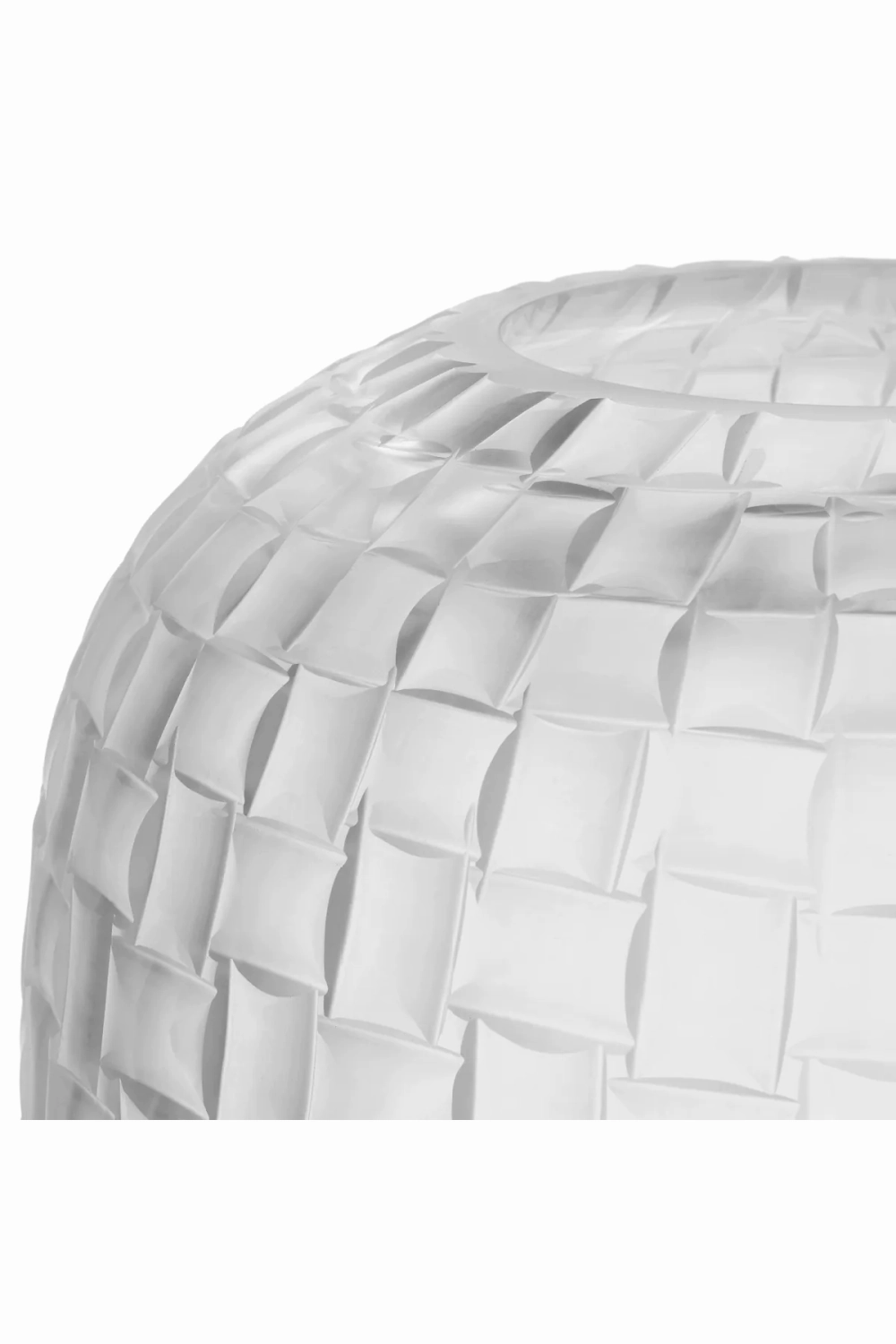 Frosted Hand Blown Glass Vase | Eichholtz Varese