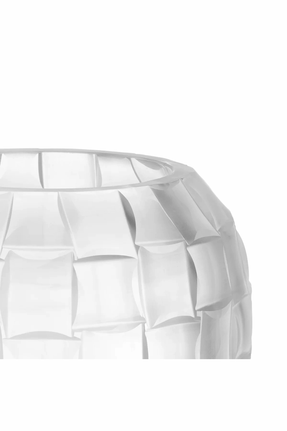 Frosted Hand Blown Glass Vase | Eichholtz Varese