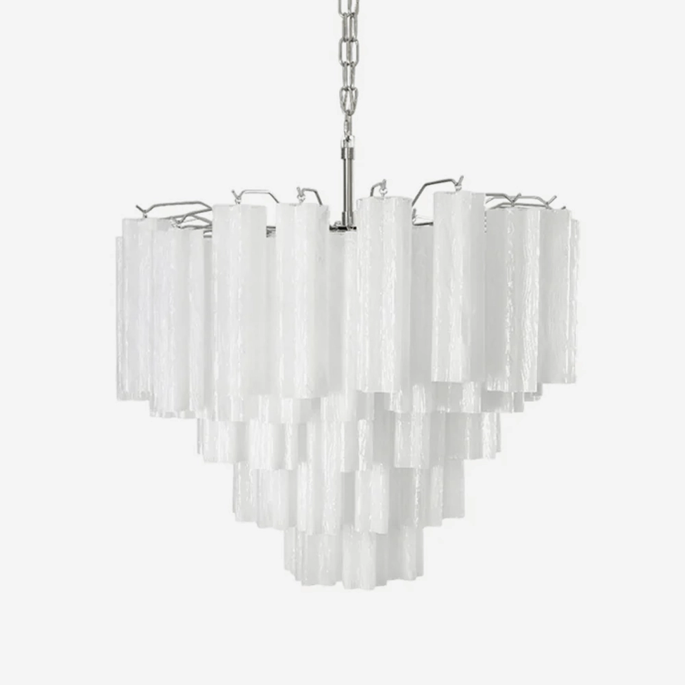 Frosted Murano Cascade Chandelier chandelier,ceiling light,decorative lighting