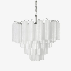 Frosted Murano Cascade Chandelier chandelier,ceiling light,decorative lighting