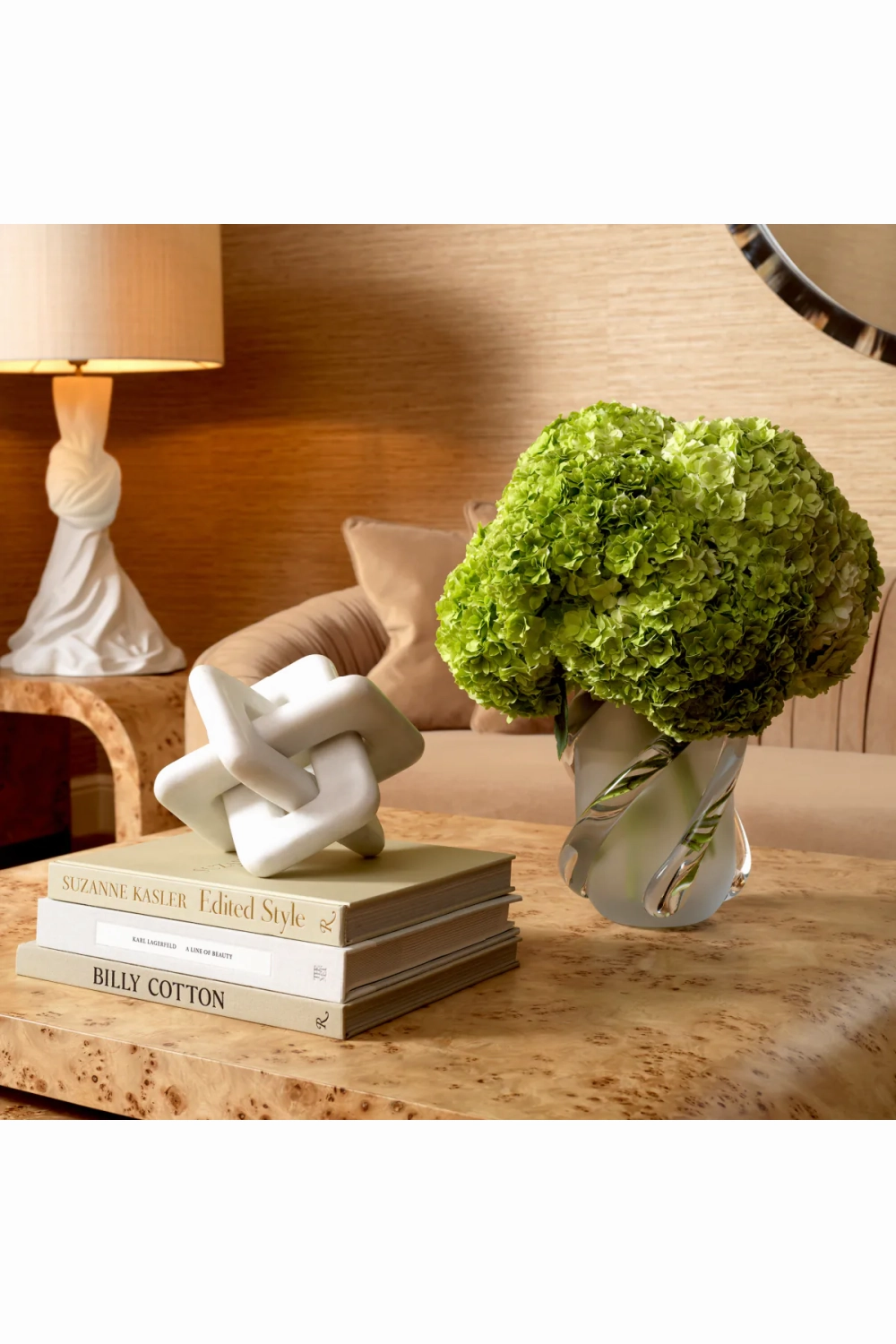 Frosted White Glass Vase | Eichholtz Celestino