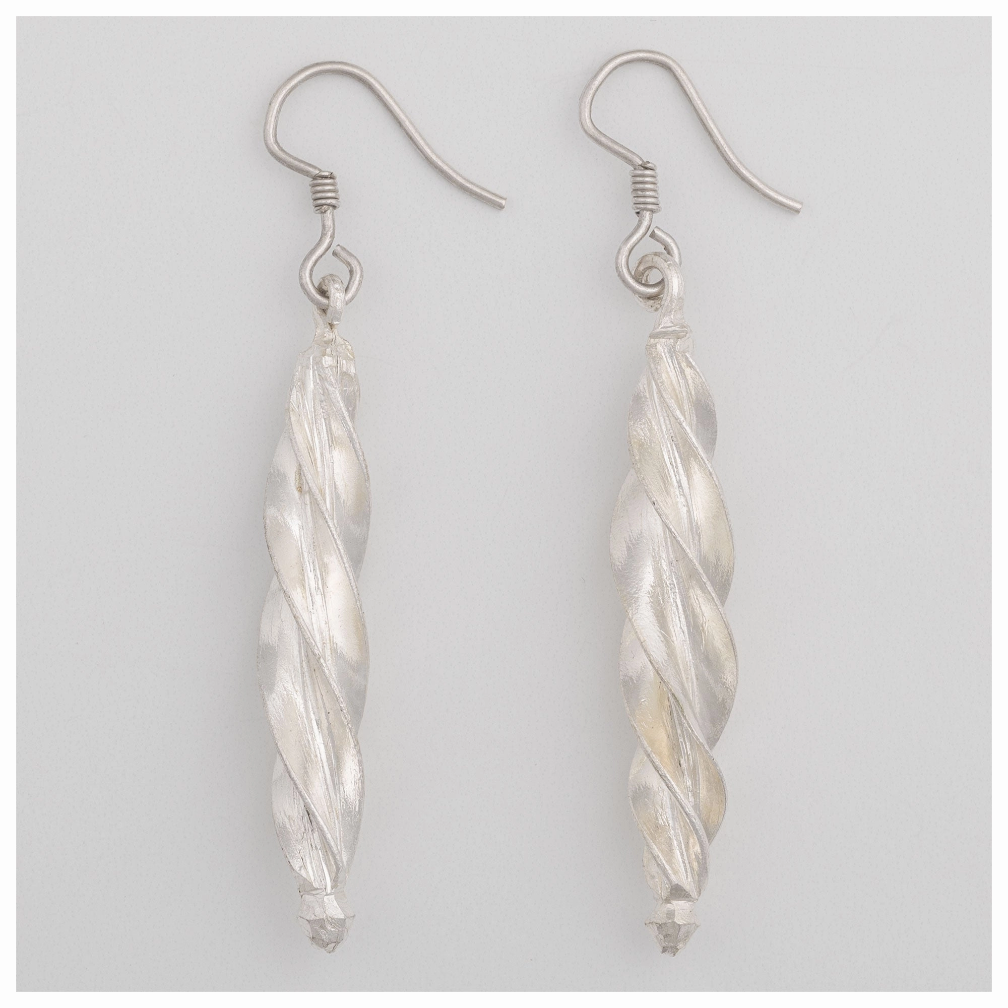 Fulani Spiral Djenne Drop Earrings