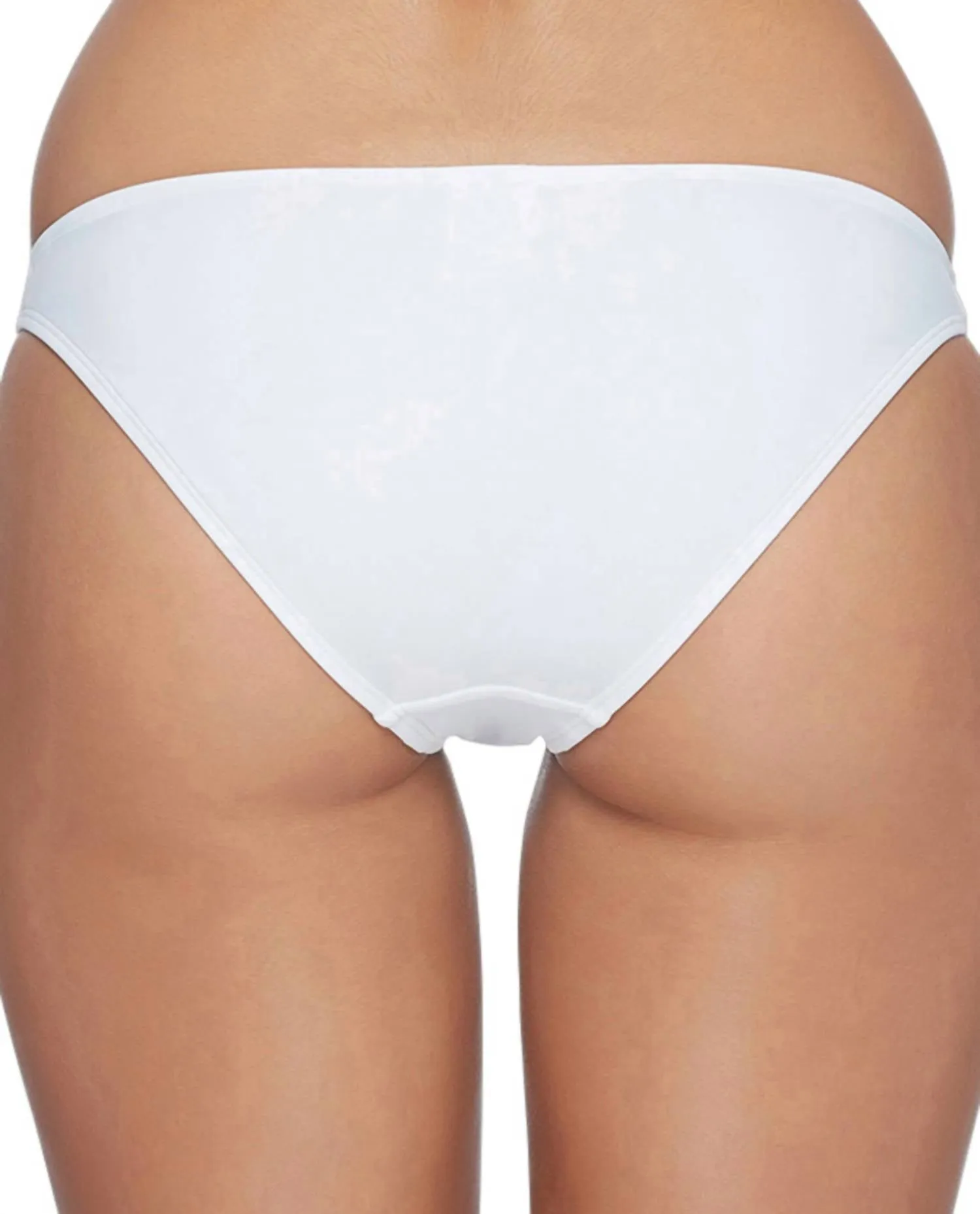 Full Coverage Bikini Bottom In Smoothies White