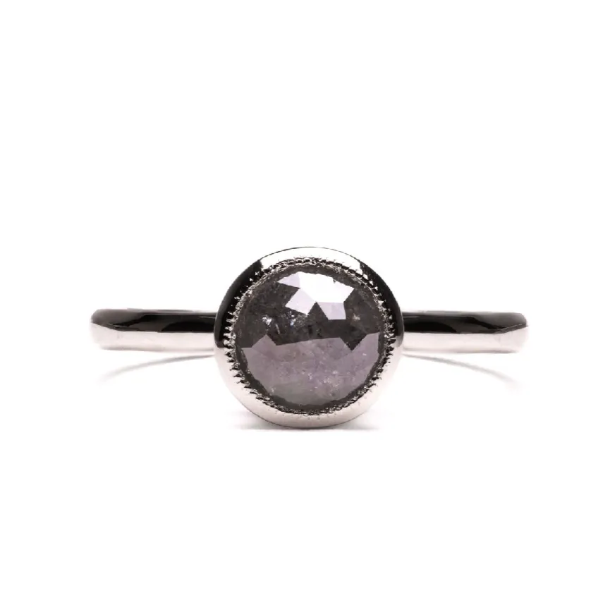 Full Moon Diamond Engagement Ring