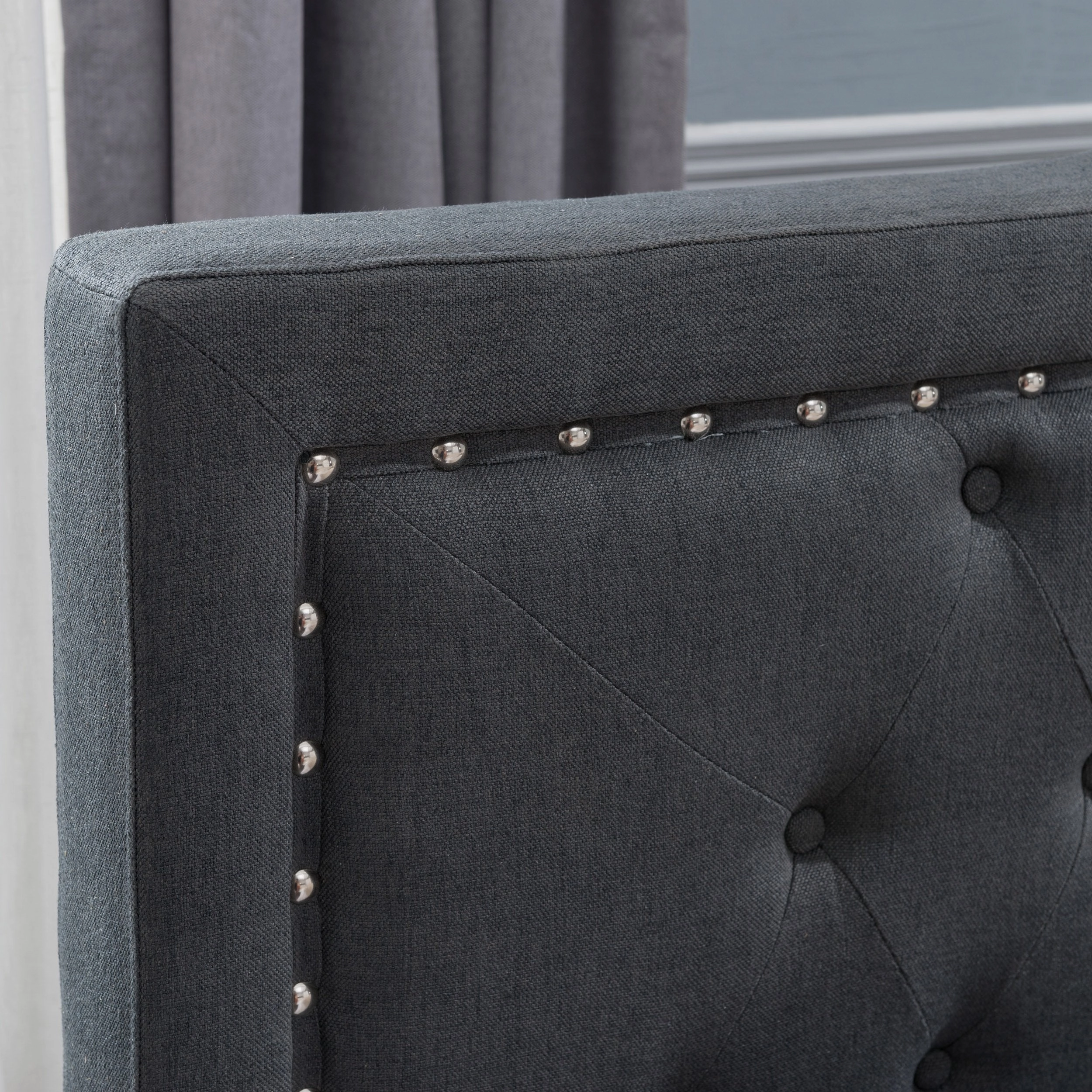 Fully-Upholstered Traditional Bed Frame - NH977503