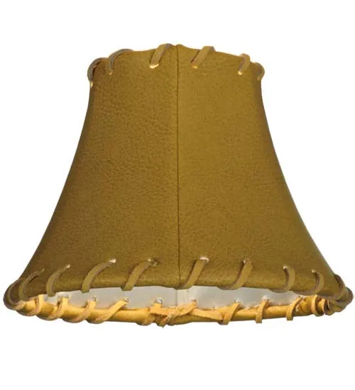 Genuine Leather 6" Lamp Shade laundry hamper, dirty clothes basket
