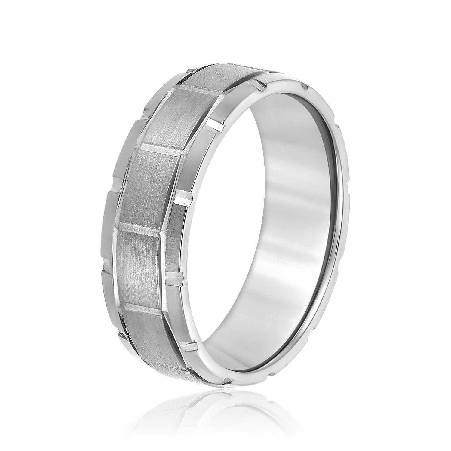 Geometric Glory Watch Chain Inspired Mens Band