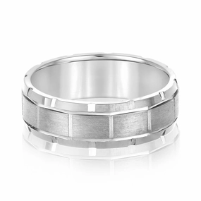 Geometric Glory Watch Chain Inspired Mens Band