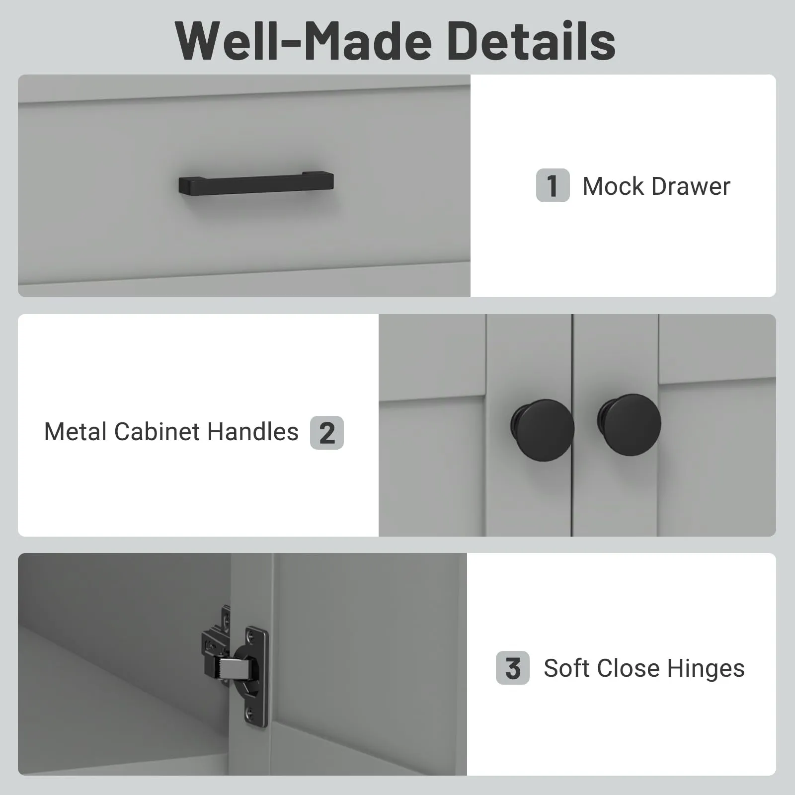 Giantex 24 Undermount Bathroom Cabinet with Ceramic Basin