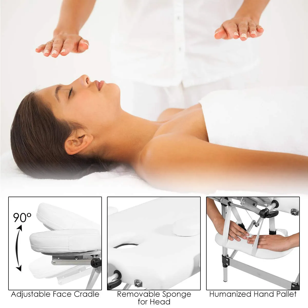Giantex 84" Massage Table Professional Portable Massage Bed