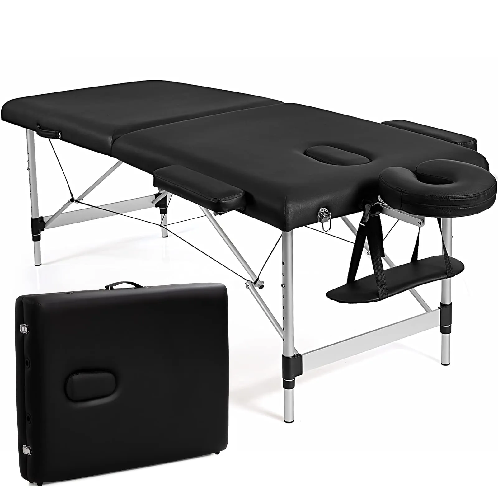 Giantex 84" Massage Table Professional Portable Massage Bed folding chair, portable chair