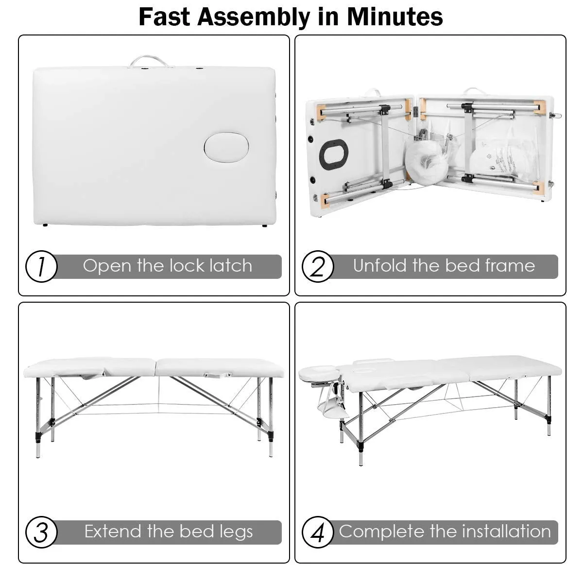 Giantex 84" Massage Table Professional Portable Massage Bed